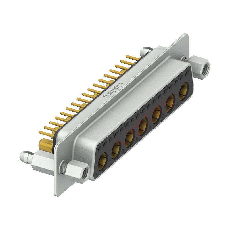 24W7母PCB直插板/鉚魚叉7.0/大電流30A