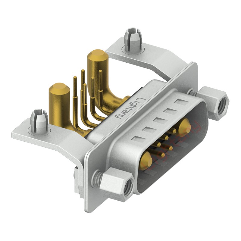 7W2公PCB彎插板/鉚支架10.8/大電流40A