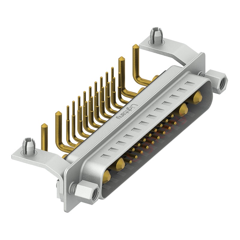 21W4公PCB彎插板/鉚支架11.6/大電流10A