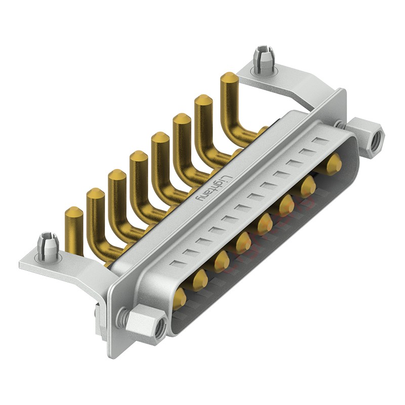 8W8公PCB彎插板/鉚支架11.6/大電流20A