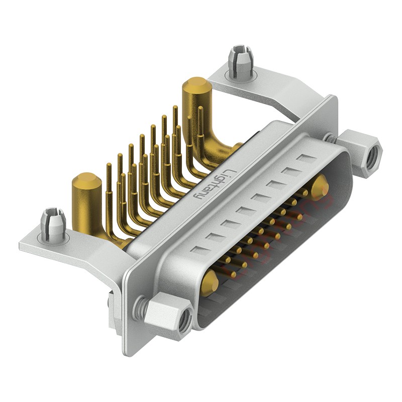 17W2公PCB彎插板/鉚支架11.6/大電流40A