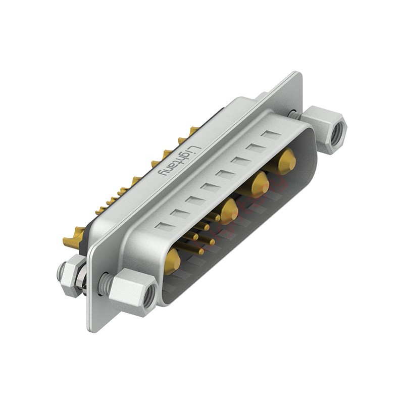 9W4公短體焊線/配螺絲螺母/大電流20A