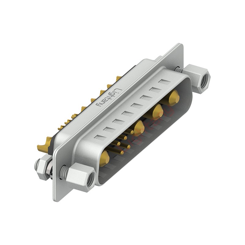 9W4公短體焊線/配螺絲螺母/大電流30A