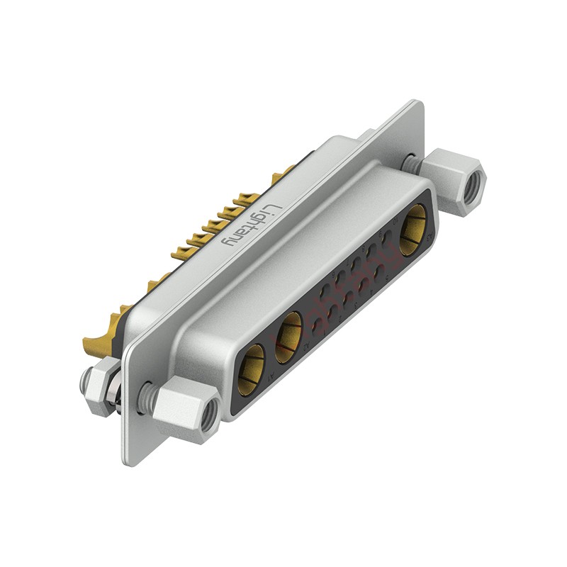 13W3母短體焊線/配螺絲螺母/大電流40A