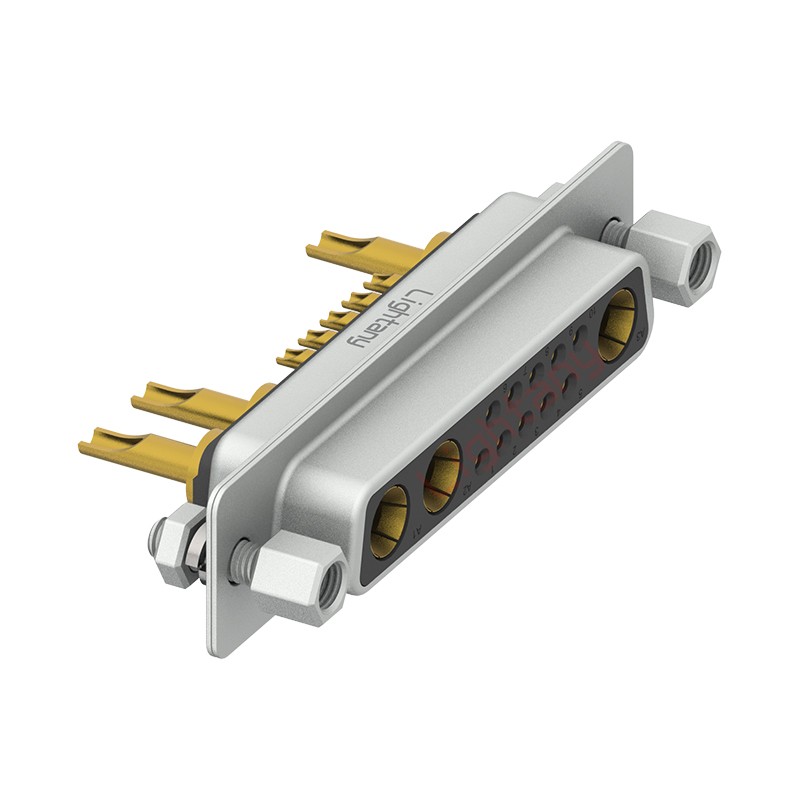 13W3母長體焊線/配螺絲螺母/大電流10A
