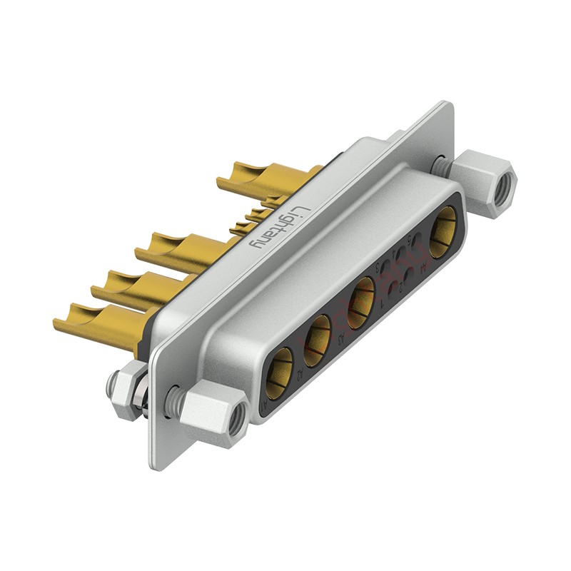 9W4母長體焊線/配螺絲螺母/大電流20A