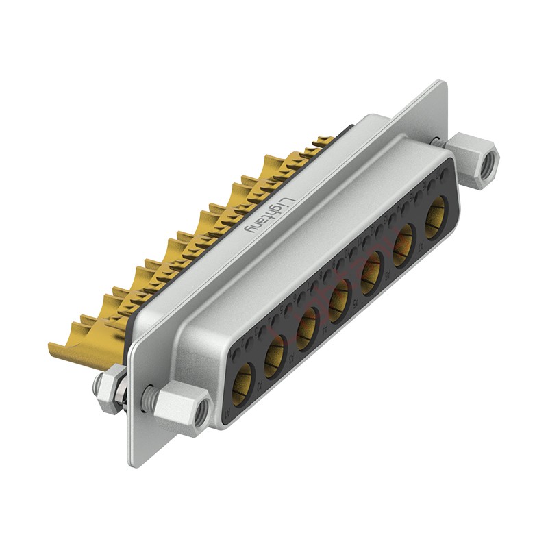 24W7母長體焊線/配螺絲螺母/大電流40A