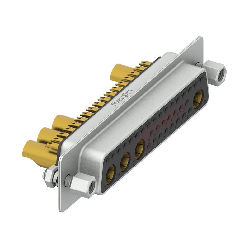 36W4母長體焊線/配螺絲螺母/大電流40A