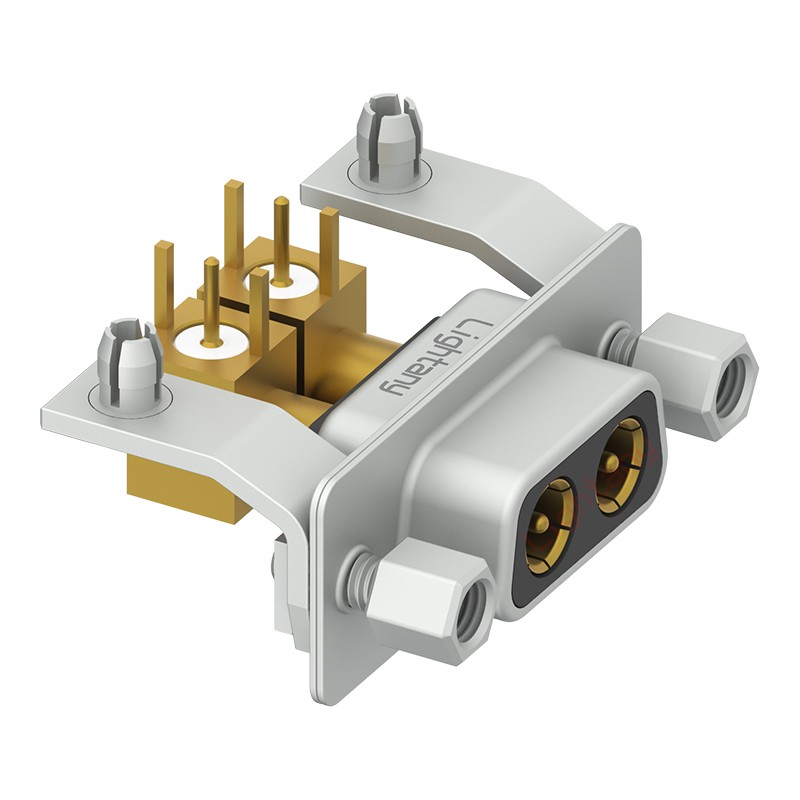 2W2母PCB彎插板/鉚支架11.6/射頻同軸75歐姆