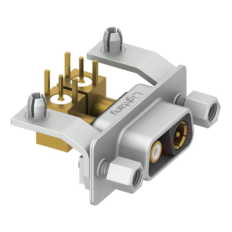 2V2母PCB彎插板/鉚支架11.6/射頻同軸75歐姆
