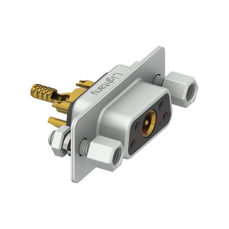 5W1母焊線式/配螺絲螺母/射頻同軸75歐姆