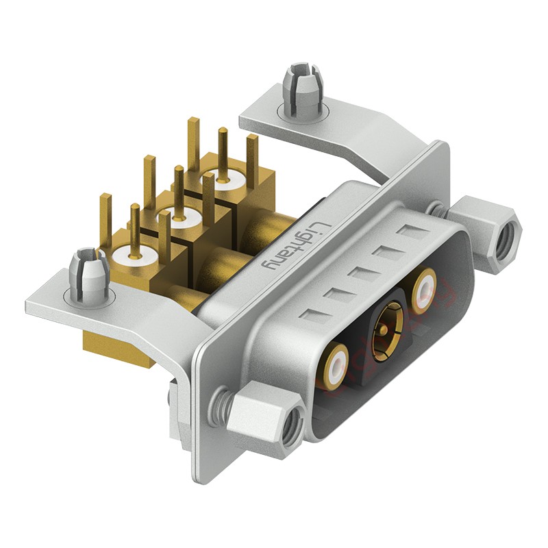 3V3公PCB彎插板/鉚支架10.8/射頻同軸50歐姆