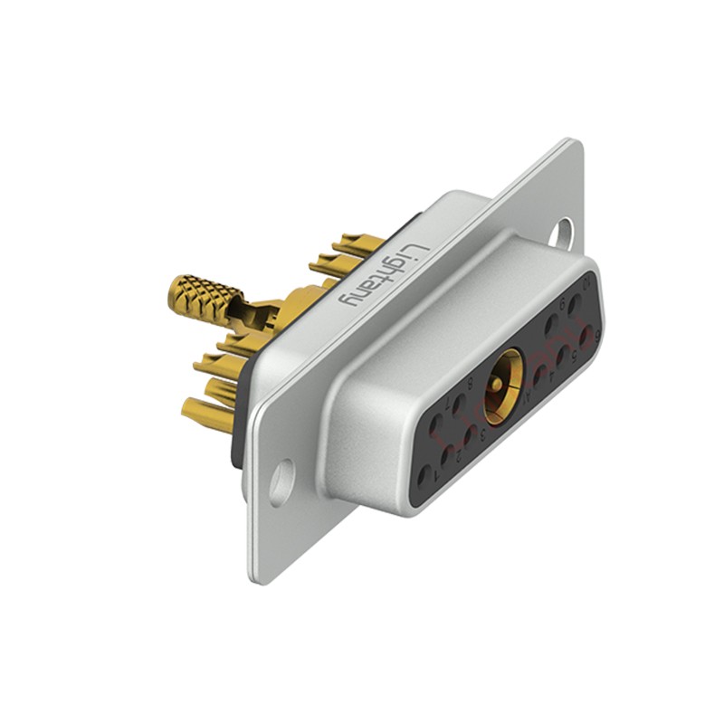 11W1母焊線式/光孔/射頻同軸75歐姆