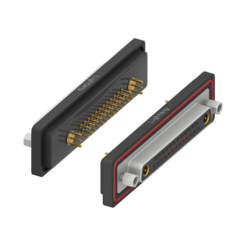 防水27W2母直插板/鎖螺絲/射頻同軸50歐姆