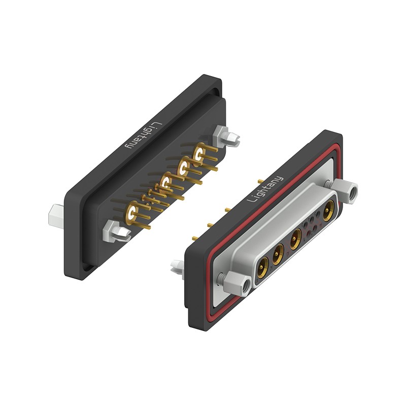 防水9W4母直插板/鉚魚叉/鎖螺絲/射頻同軸50歐姆