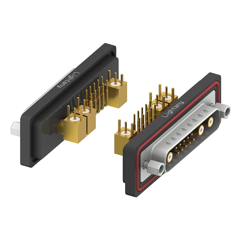 防水13W3公彎插板/鎖螺絲/射頻同軸50歐姆
