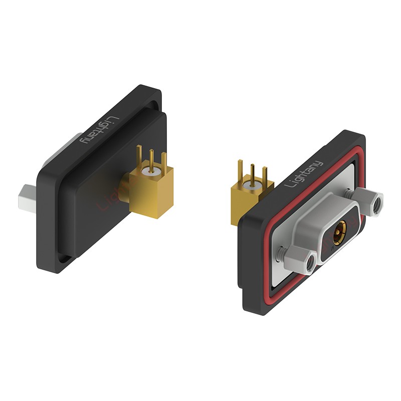 防水1W1母彎插板/鎖螺絲/射頻同軸50歐姆