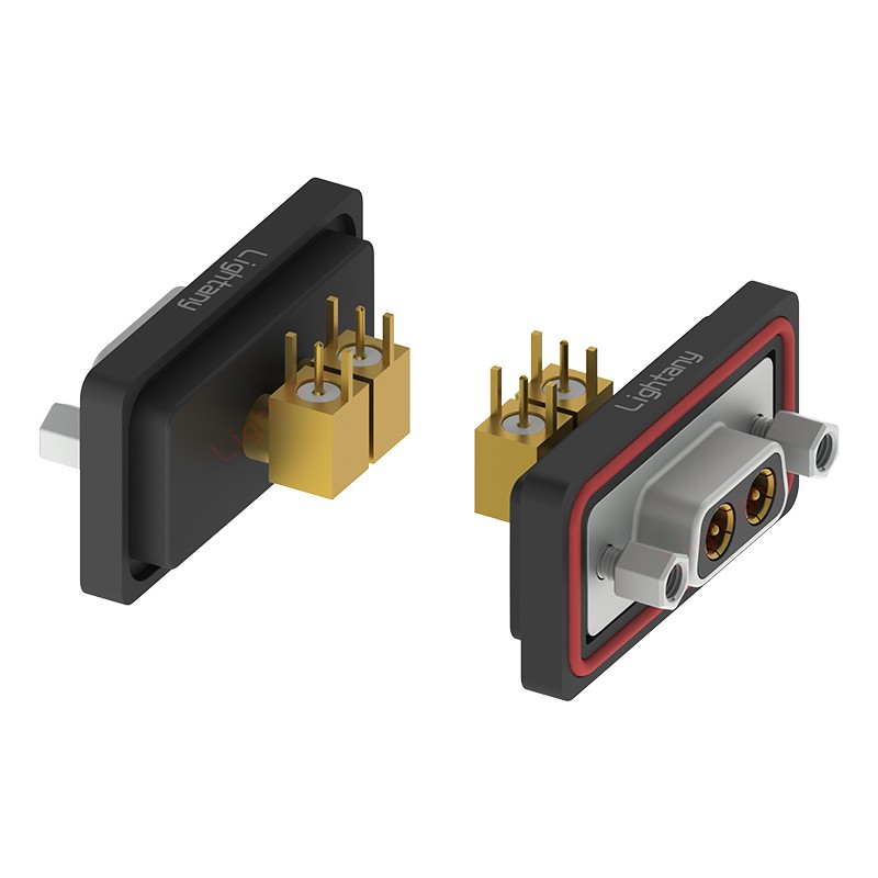 防水2W2母彎插板/鎖螺絲/射頻同軸50歐姆