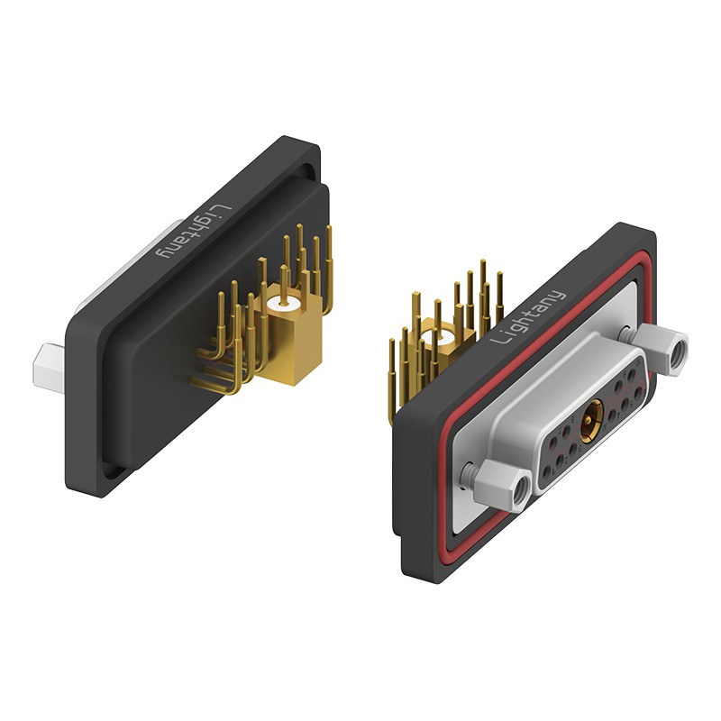 防水11W1母彎插板/鎖螺絲/射頻同軸50歐姆