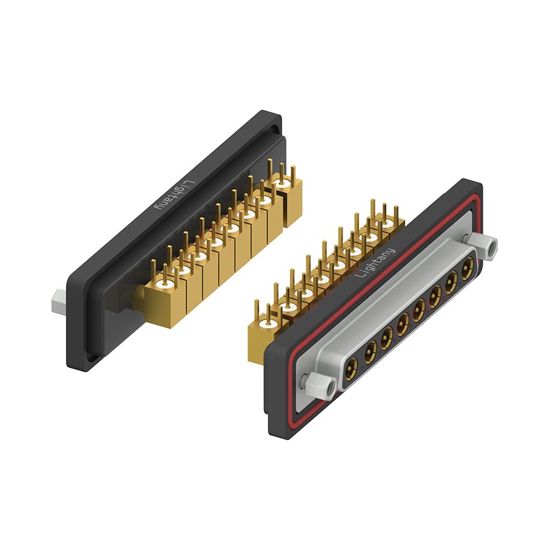 防水8W8母彎插板/鎖螺絲/射頻同軸50歐姆