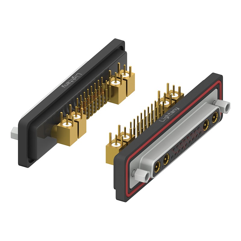 防水21W4母彎插板/鎖螺絲/射頻同軸50歐姆
