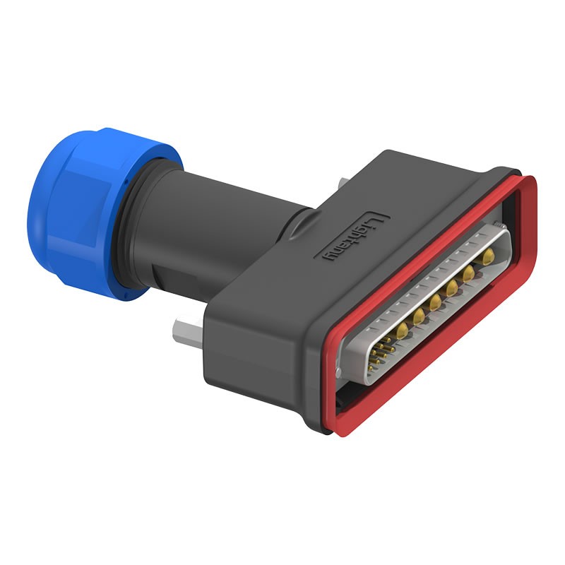 13W6B公頭焊線+防水接頭/線徑10~16mm/大電流40A