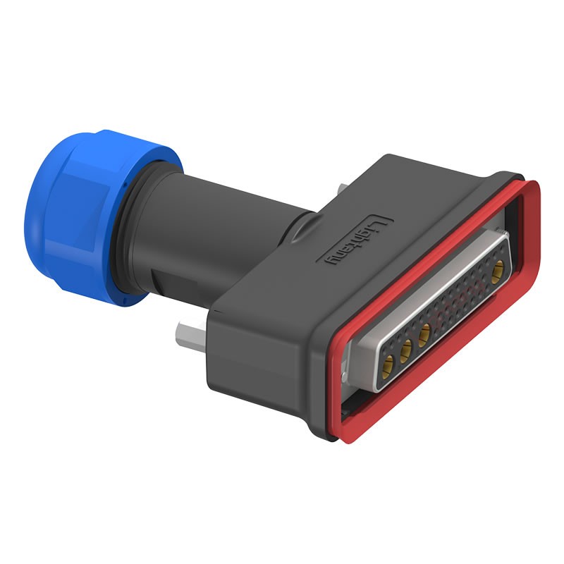 36W4母頭焊線+防水接頭/線徑10~16mm/大電流40A