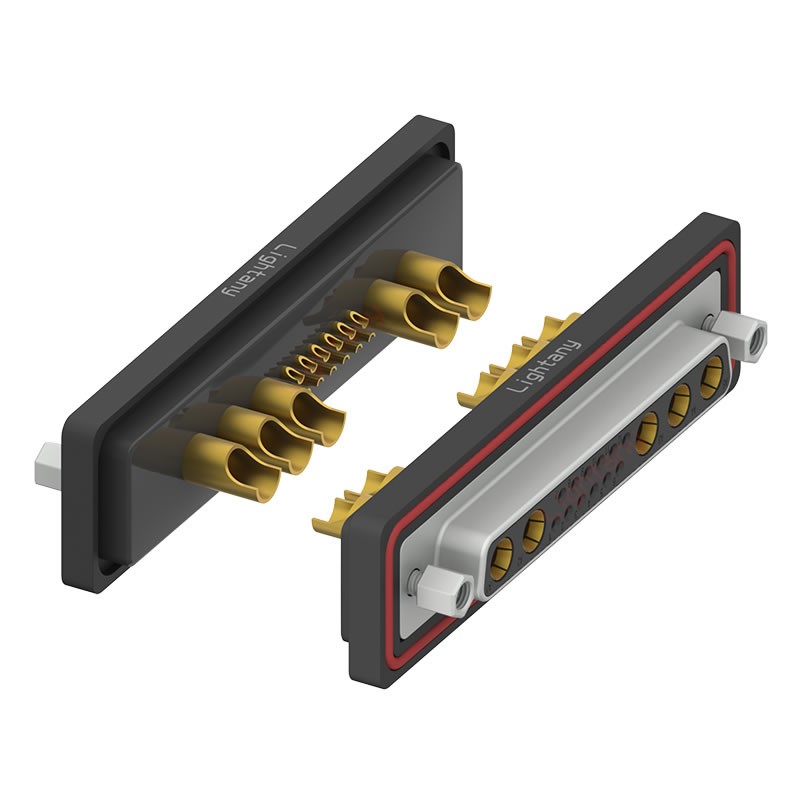 防水17W5母焊線式/鎖螺絲/大電流40A