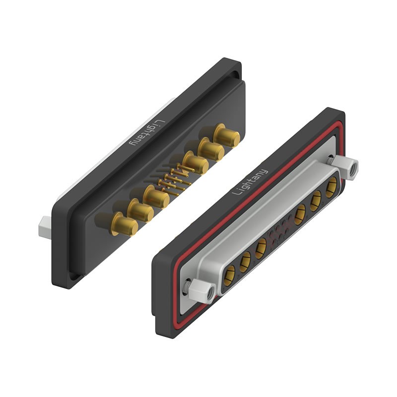 防水13W6A母直插板/鎖螺絲/大電流40A