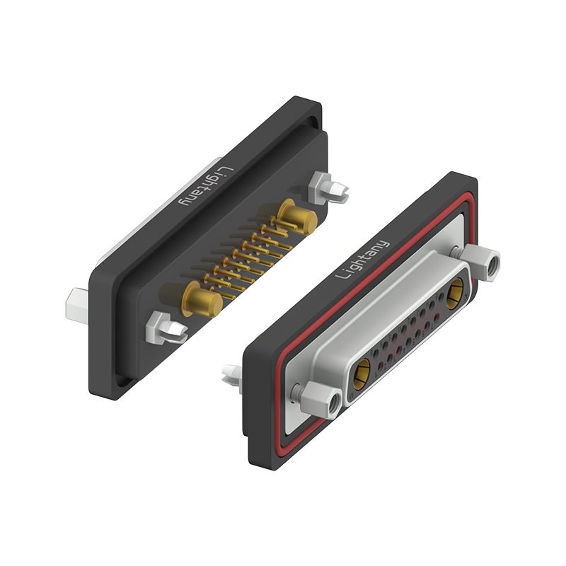 防水17W2母直插板/鉚魚叉/鎖螺絲/大電流40A