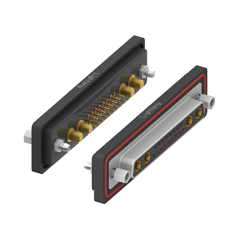 防水21W4母直插板/鉚魚叉/鎖螺絲/大電流40A