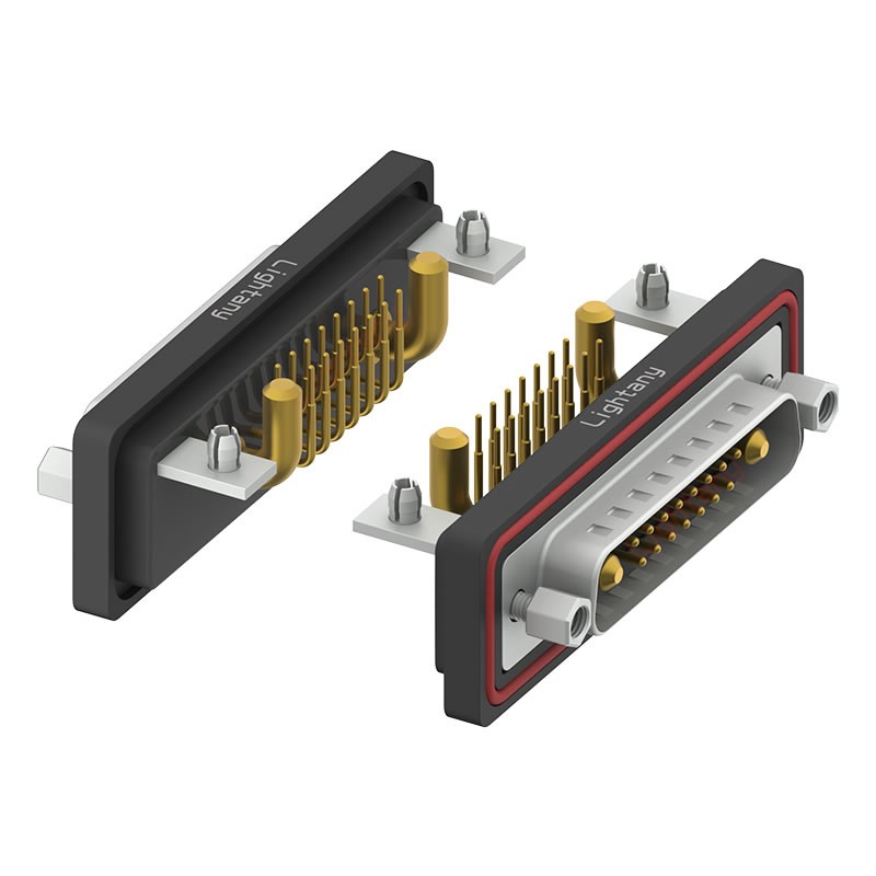 防水17W2公彎插板/鉚支架/鎖螺絲/大電流40A