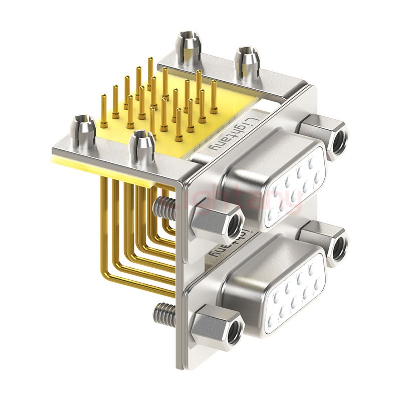 DR9 母對母 間距15.88 車針雙胞胎 D-SUB連接器