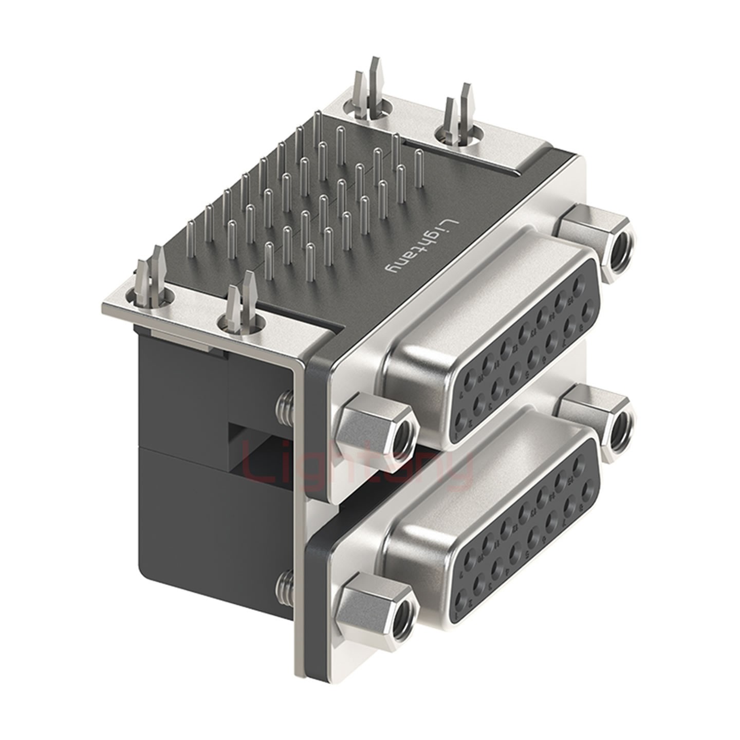 DR15母對母 間距15.88 雙胞胎沖針 D-SUB連接器