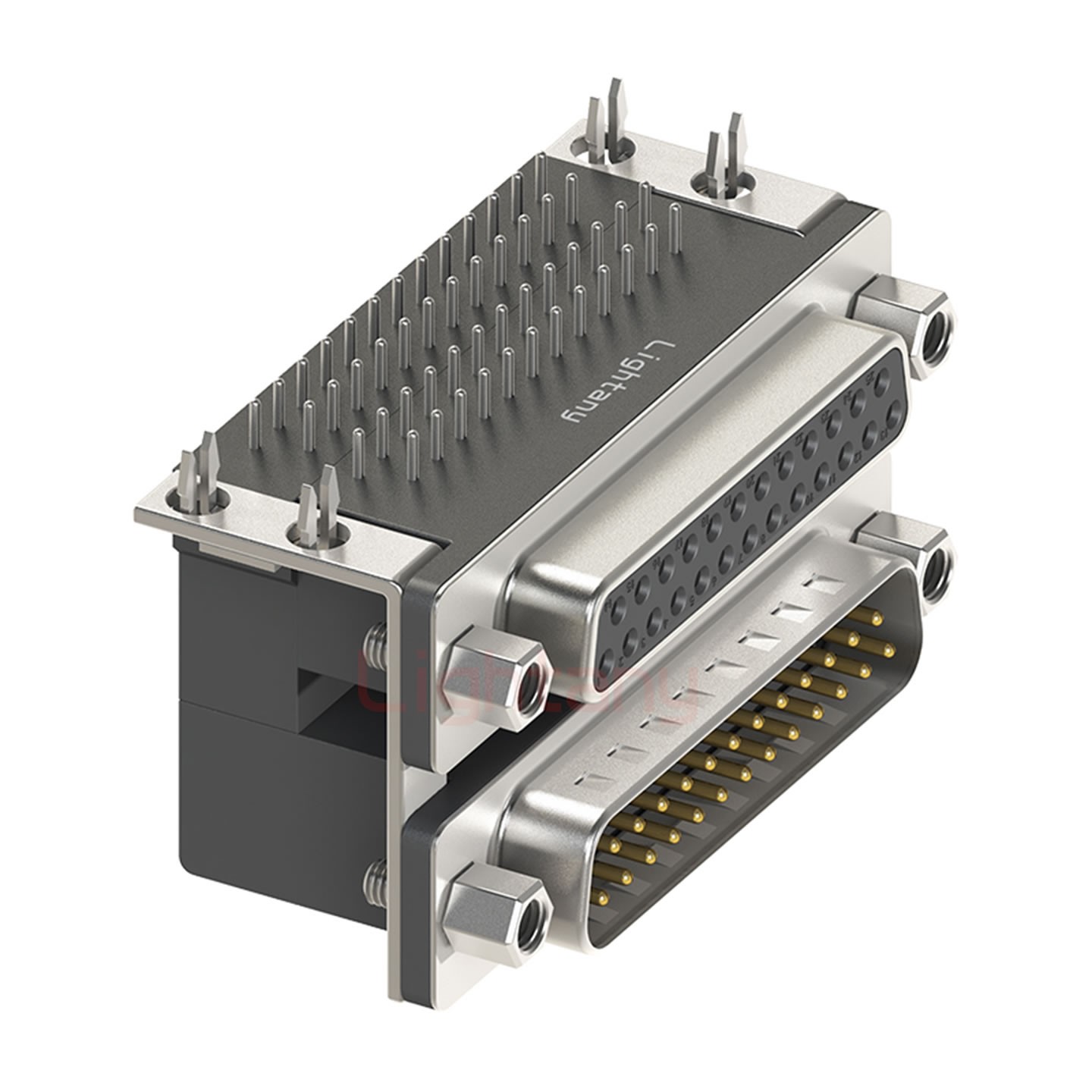 DR25上公下母 間距15.88 雙胞胎沖針 D-SUB連接器