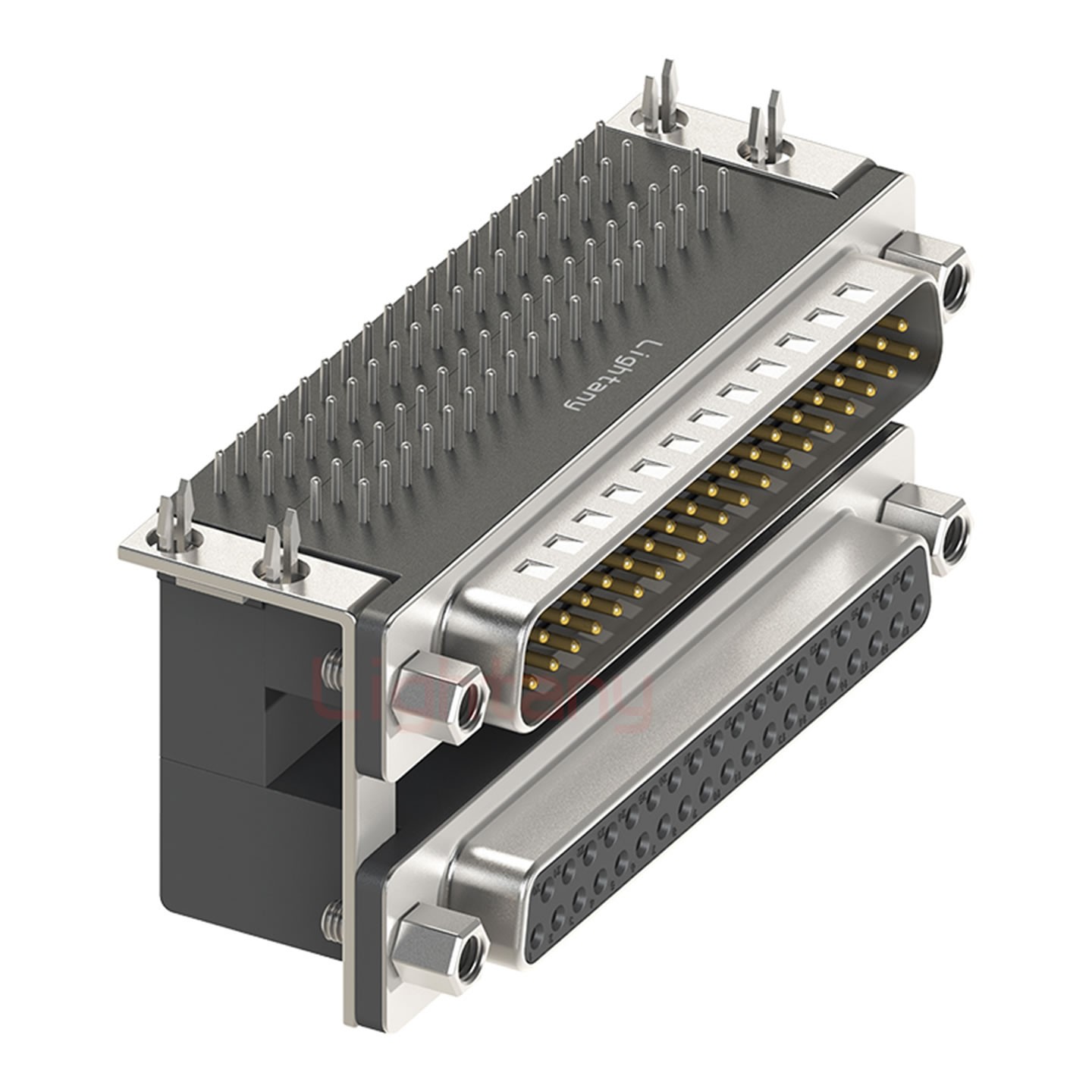 DR37上母下公 間距19.05 雙胞胎沖針 D-SUB連接器