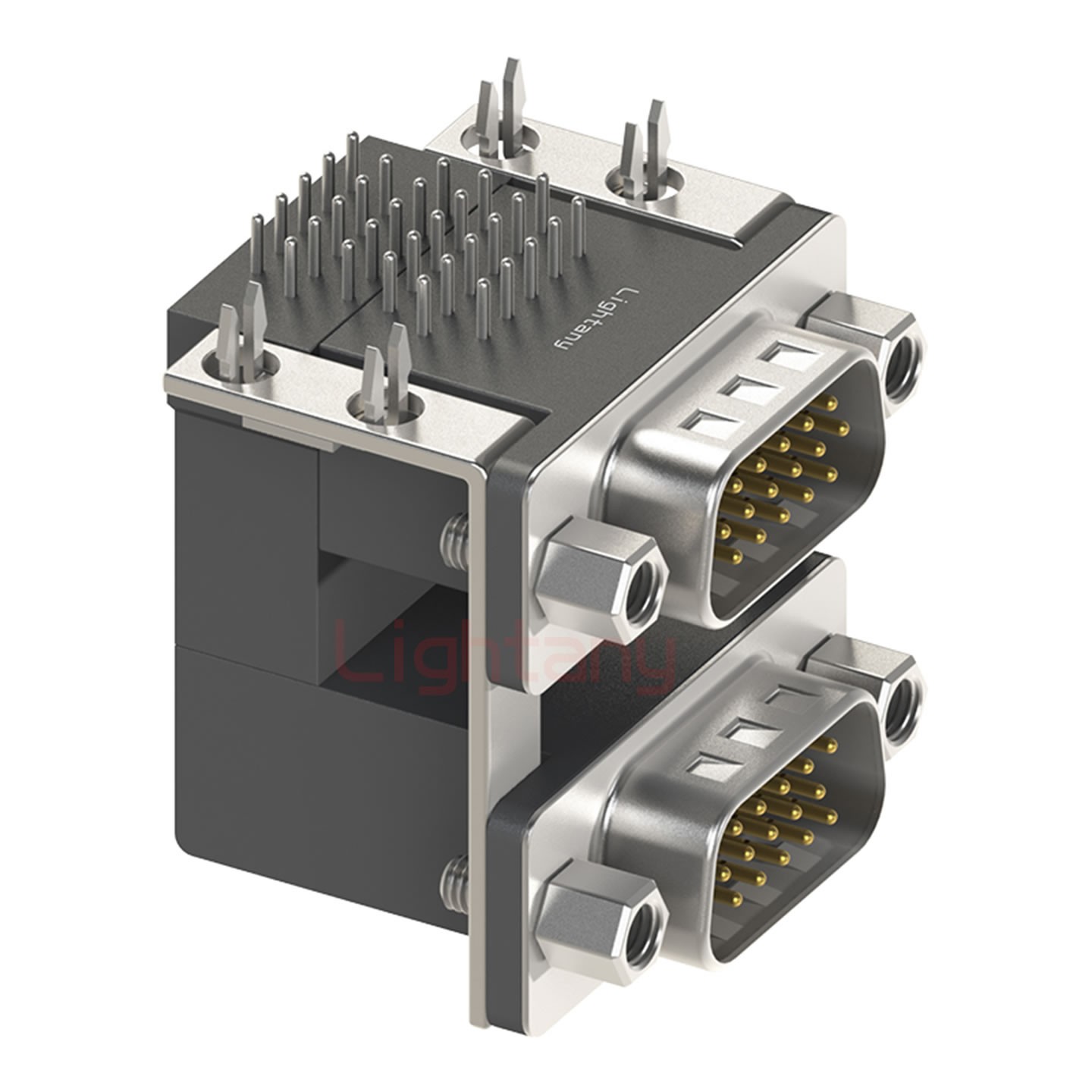 HDR15公對(duì)公 間距19.05 雙胞胎沖針 D-SUB連接器