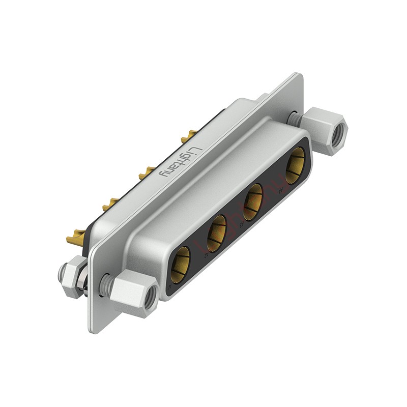 4W4母短體焊線/配螺絲螺母/大電流10A