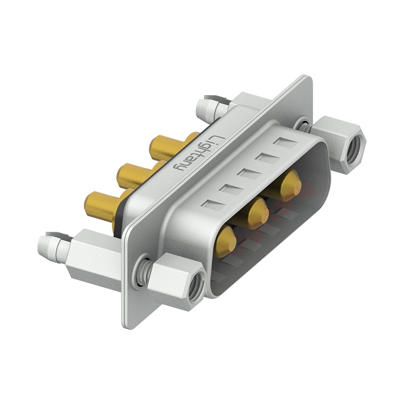 3W3公PCB直插板/鉚魚叉7.0/大電流20A