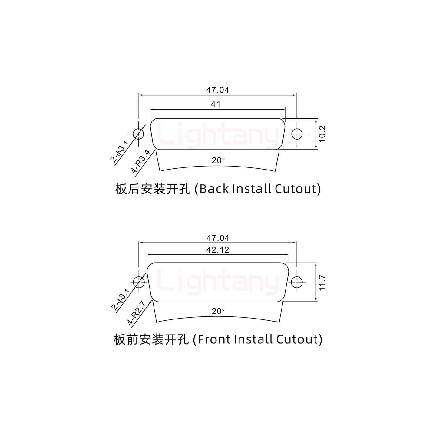 17W2母壓線式/配螺絲螺母/大電流30A