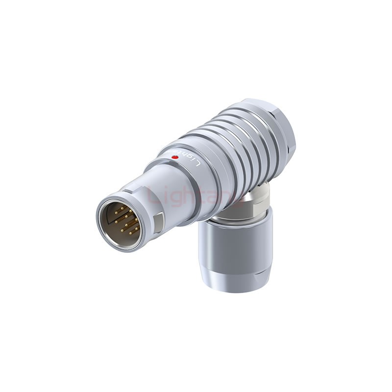 FHG.1B.012.CLAD42推拉自鎖彎式插頭