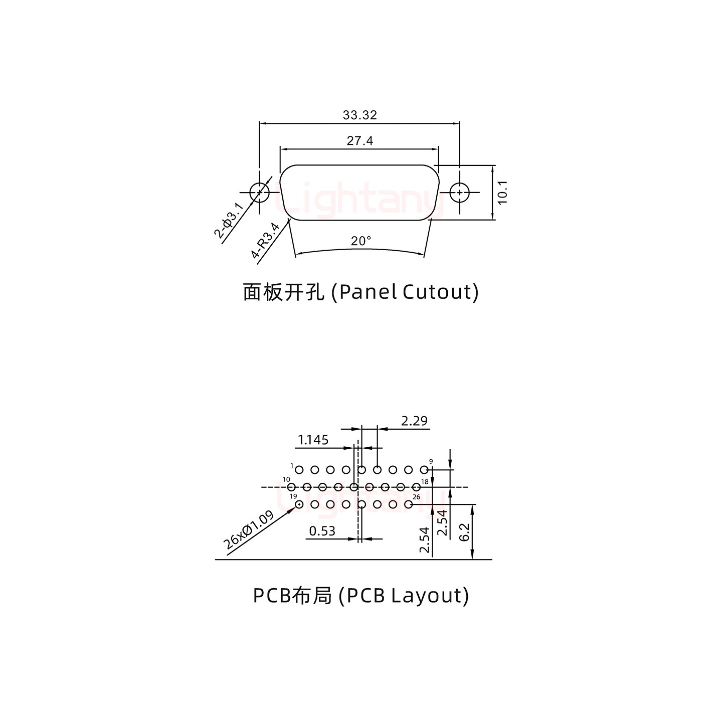 防水HDR26 公 彎插板 鎖螺絲 車(chē)針