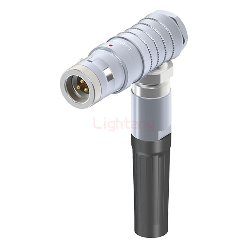 FHG.1K.003.CLAK85Z推拉自鎖帶護套彎式插頭