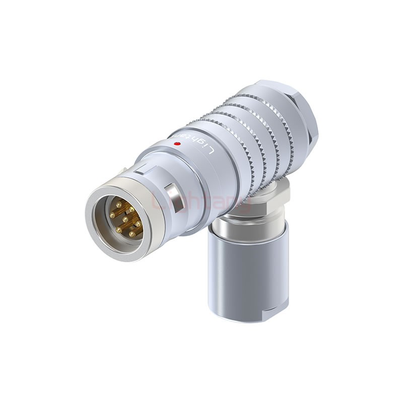 FHG.2K.007.CLAC85推拉自鎖彎式插頭