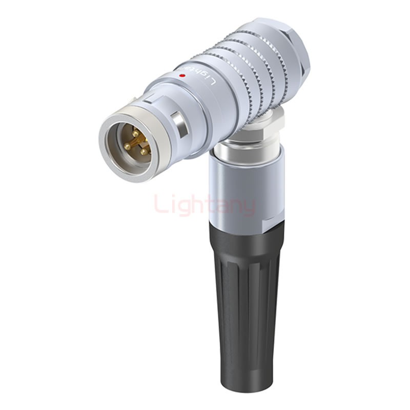 FHG.2K.003.CLAK95Z推拉自鎖帶護(hù)套彎式插頭