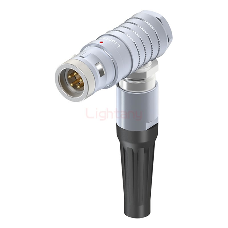 FHG.2K.005.CLAC80Z推拉自鎖帶護(hù)套彎式插頭