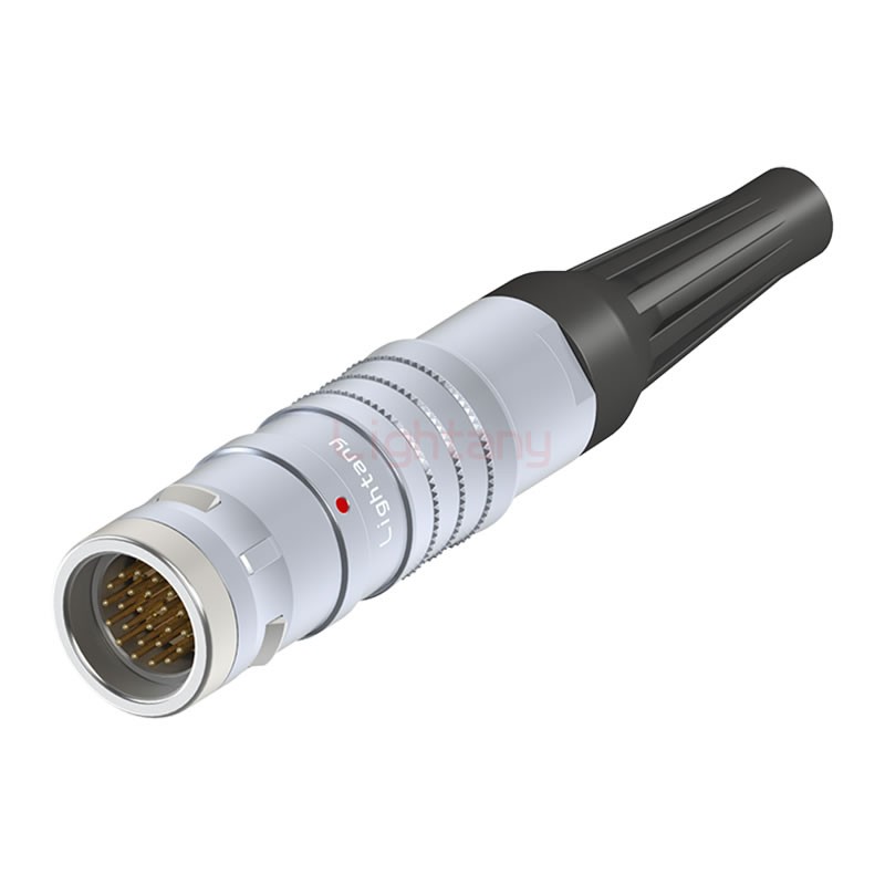 FGG.3K.024.CLAC75Z推拉自鎖帶護套直式插頭