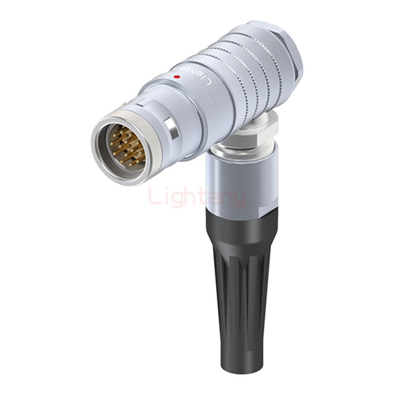 FHG.3K.014.CLAC80Z推拉自鎖帶護(hù)套彎式插頭